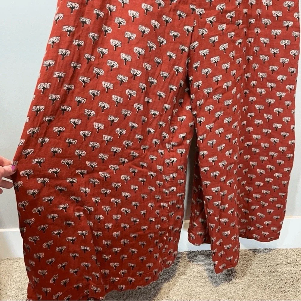 NATURAL LIFE Terracotta Patterned Jumpsuit - Picture 4 of 9